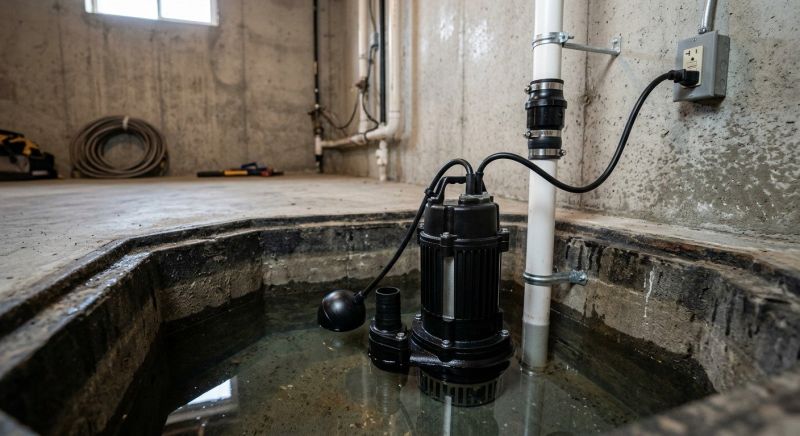 Basement Sump Pump Service in West Des Moines, IA