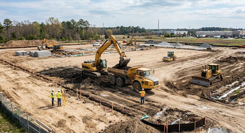 Commercial Site Preparation in Houston, TX