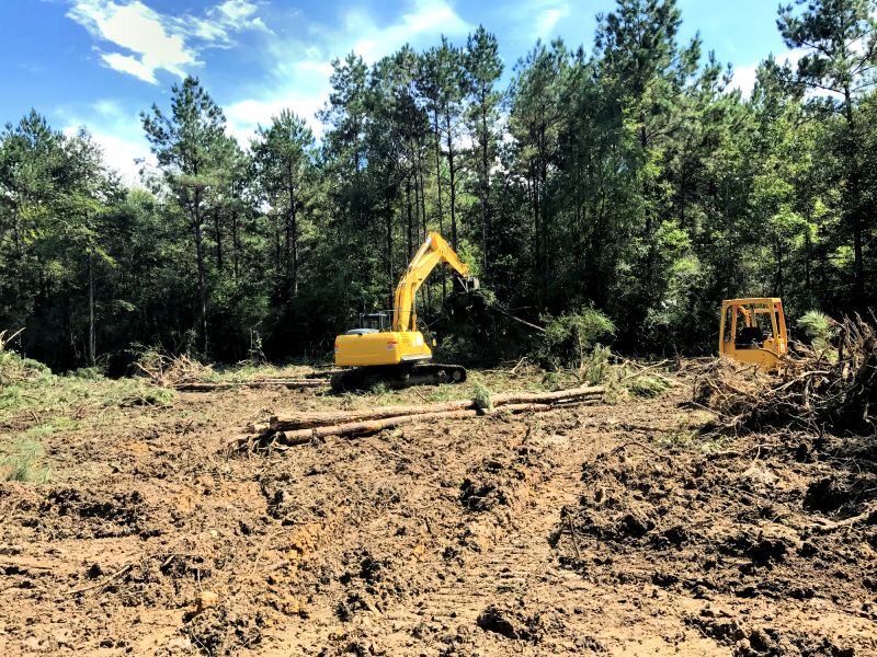 Construction Site Land Clearing in Houston, TX