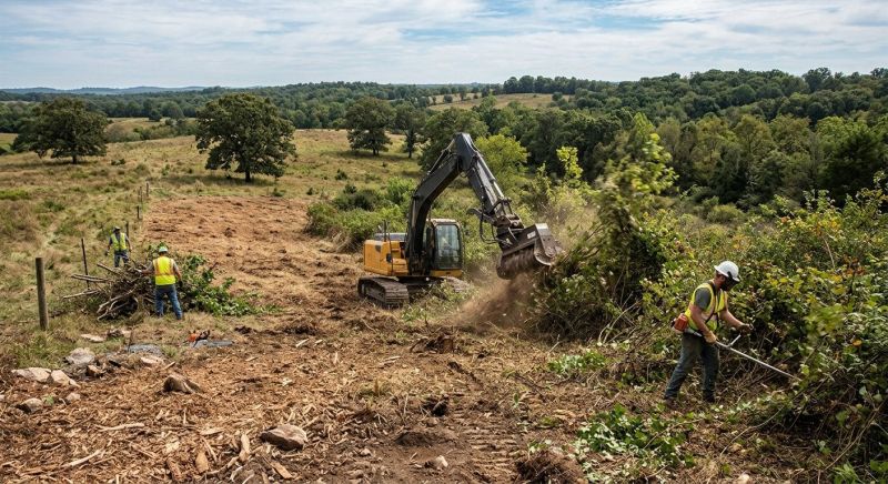 Construction Site Land Clearing in Houston, TX