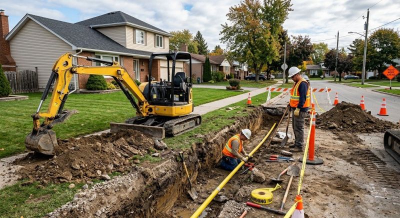 Gas Line Excavation in Salt Lake City, UT