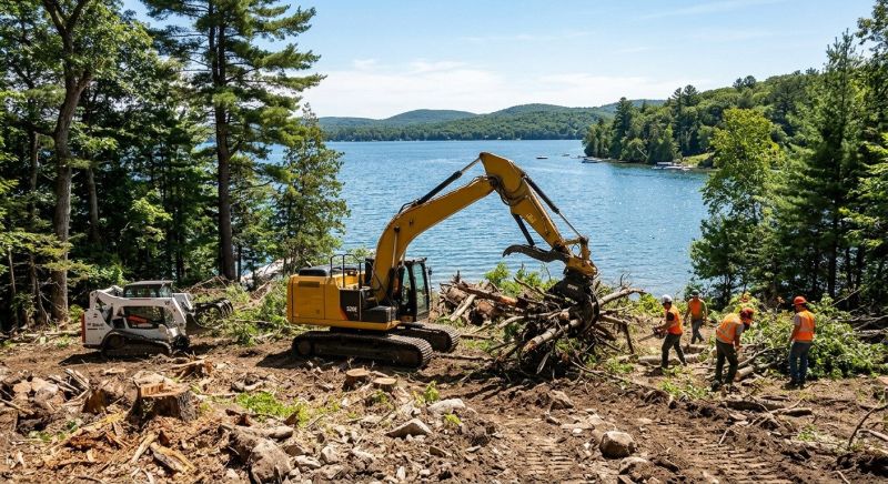 Lake Lot Clearing in Marietta, GA