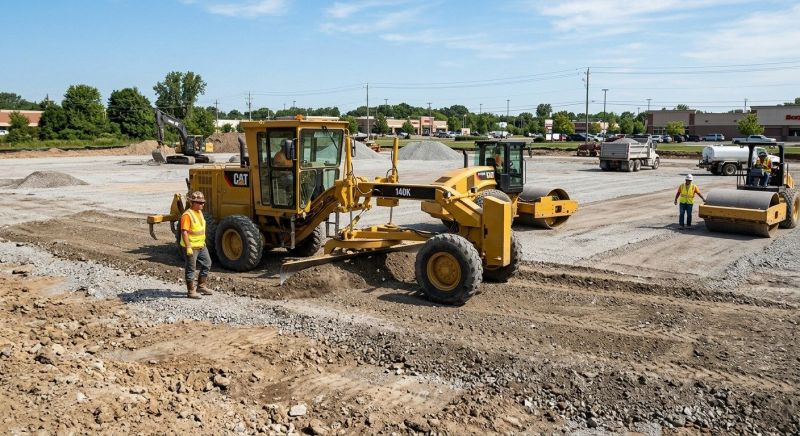 Parking Lot Gravel Repair in Park City, UT