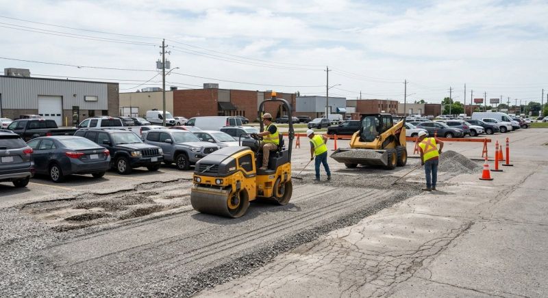 Parking Lot Gravel Repair in Atlanta, GA