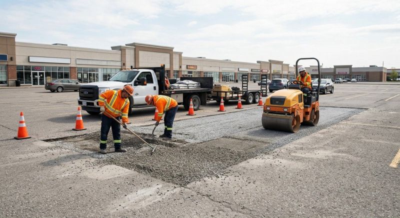 Parking Lot Leveling in Salt Lake City, UT