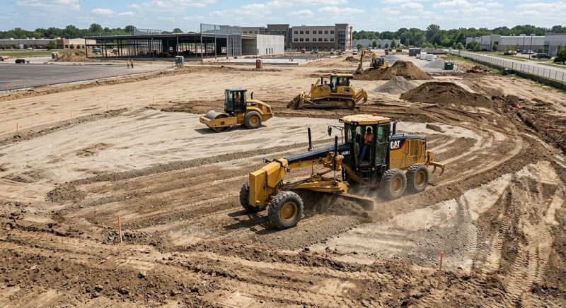 Parking Lot Leveling in Marietta, GA