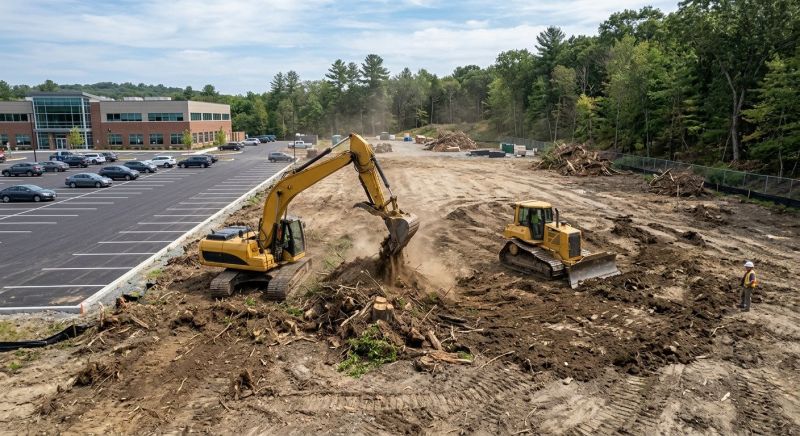Parking Lot Site Preparation in Atlanta, GA
