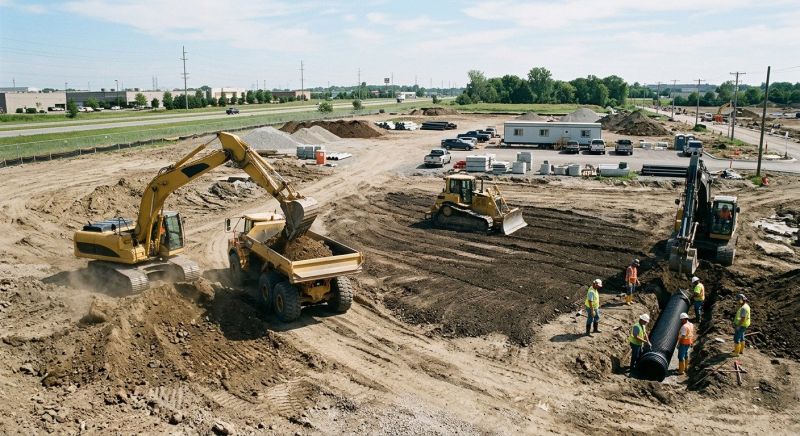 Parking Lot Site Preparation in Houston, TX