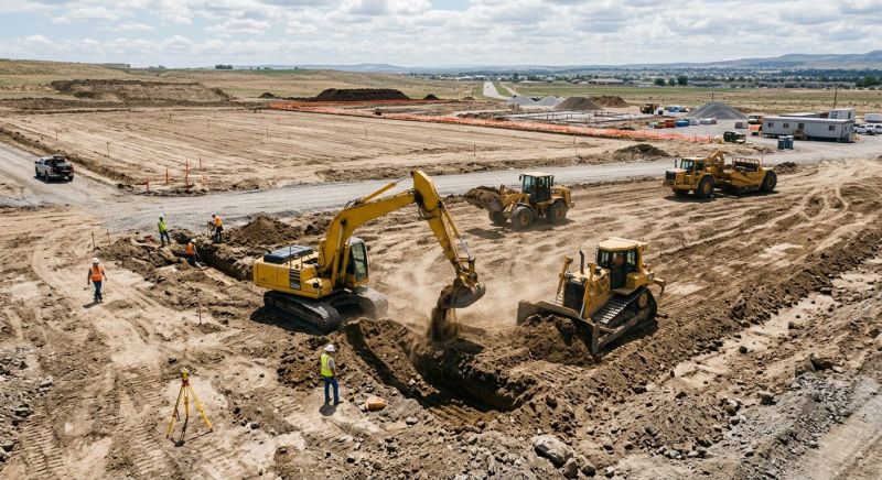 Parking Lot Site Preparation in Houston, TX