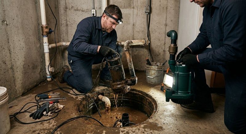 Sump Pump Installation in Huntsville, AL