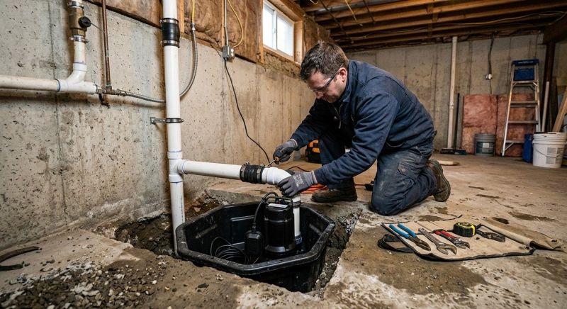 Sump Pump Installation in Huntsville, AL